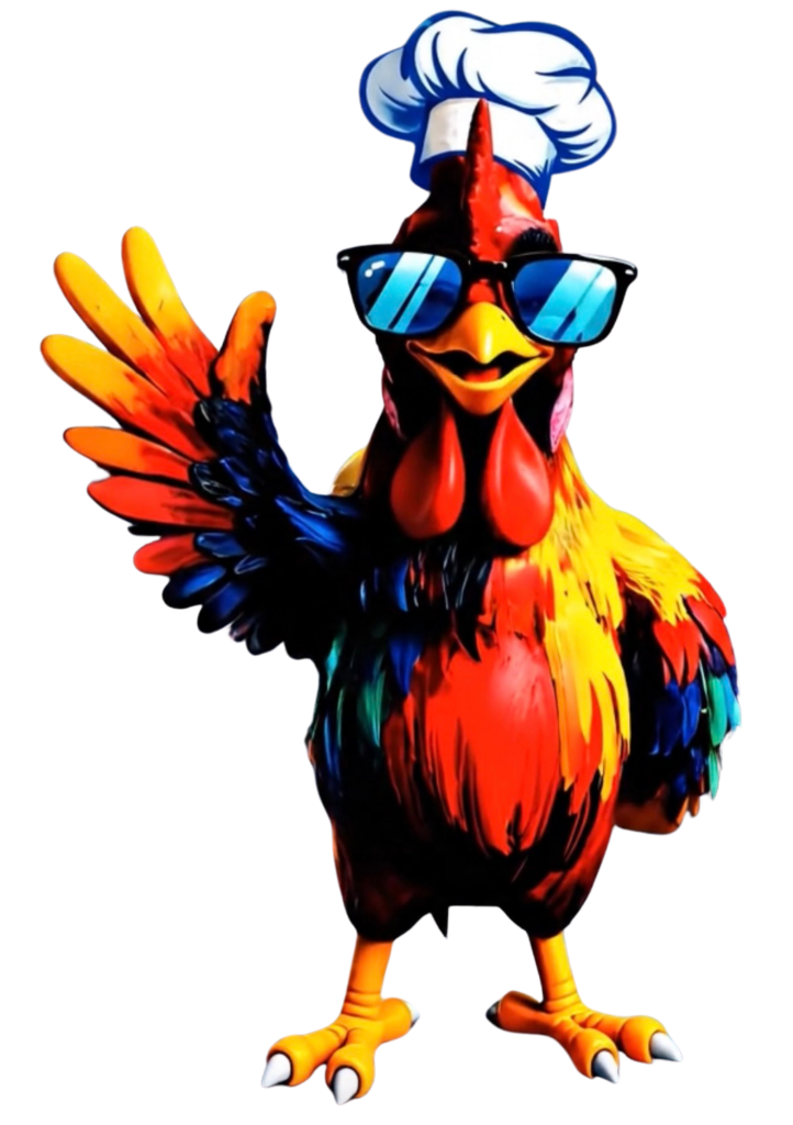 Good Bird Kitchen mascot illustration