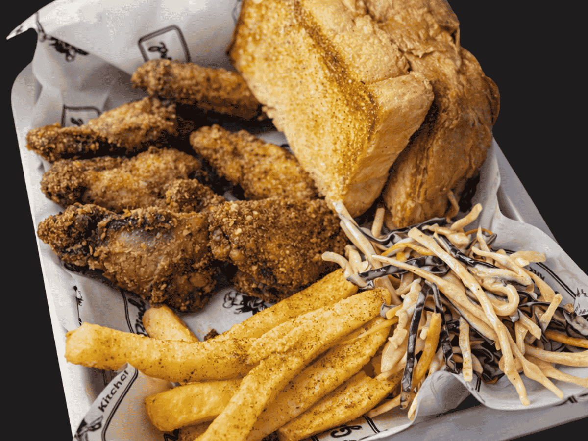 Six-piece wings meal from Good Bird Kitchen in Gordon’s Bay